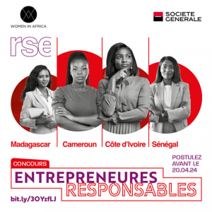 Secteur bancaire - Société Générale lance le concours « Entrepreneures responsables »